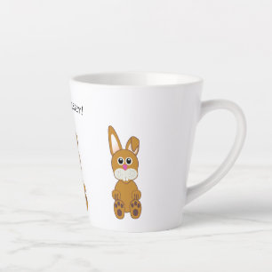 Niedliche Osterkaninchen Milchtasse