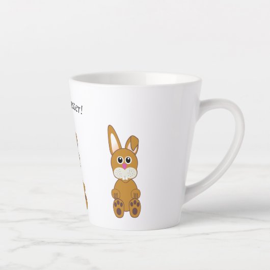 Niedliche Osterkaninchen Milchtasse (Rechts)