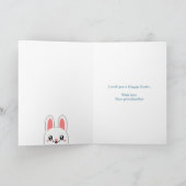 Niedliche Osterkarte Dankeskarte (Innenseite)