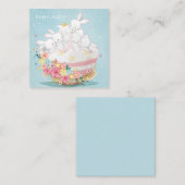 Niedliche Osterkarte Mitteilungskarte (Vorne/Hinten)