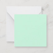 Niedliche Osterkarte Mitteilungskarte (Rückseite)