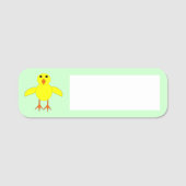 Niedliche Osterkeule Namensschild (Vorderseite)