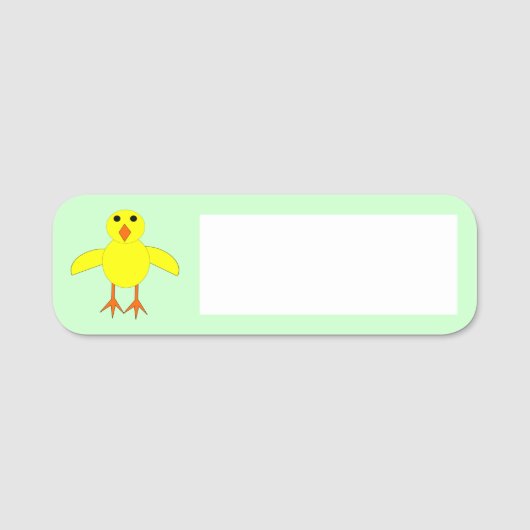 Niedliche Osterkeule Namensschild (Vorderseite)