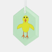 Niedliche Osterkeule Ornament Aus Glas (Vorderseite Links)
