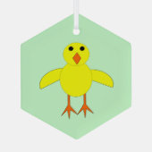 Niedliche Osterkeule Ornament Aus Glas (Rückseite)