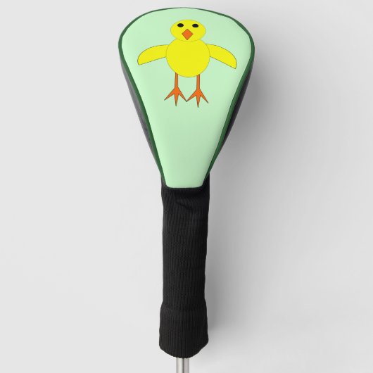 Niedliche Osterkichteltreiberabdeckung Golf Headcover (Vorderseite)