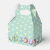 Niedliche Osterkörbe und Pastelleier Geschenkschachtel (Rückseite)
