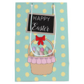 Niedliche Osterkörbe und Pastelleier Mittlere Geschenktüte (Rückseite)