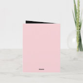 Niedliche Osterkuh-Nachricht Feiertagskarte (Rückseite)