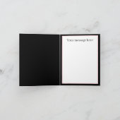 Niedliche Osterkuh-Nachricht Feiertagskarte (Innenseite)