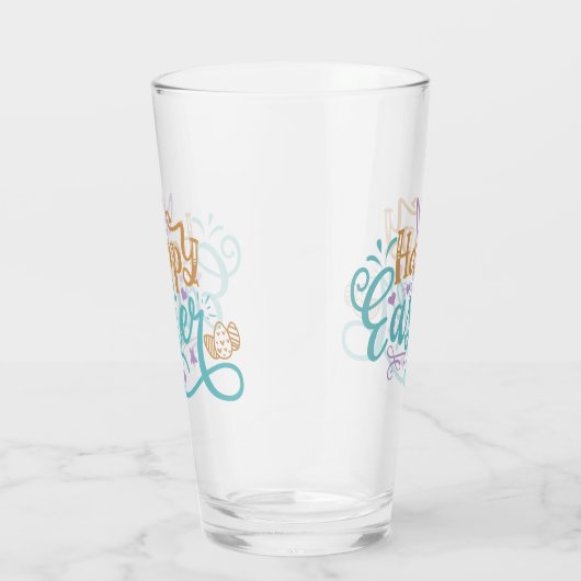 niedliche Osterkunst Glas (Rechts)