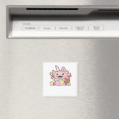 Niedliche Ostern Axolotl mit Ostern-Eiern als Oste Magnet (In Situ (Geschirrspüler))