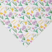 Niedliche Ostern-Blume und -eier kopieren Seidenpapier (Ausschnitt)