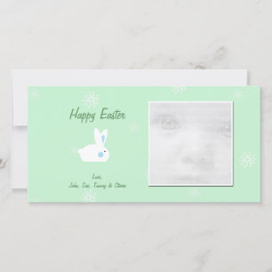 Niedliche Ostern-Fotokarten Feiertagskarte