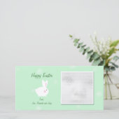 Niedliche Ostern-Fotokarten Feiertagskarte (Stehend Vorderseite)