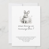 Niedliche Ostern Geburtstagseinladung Einladung (Vorderseite)