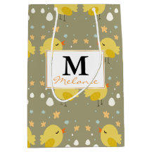 Niedliche Ostern-Küken und kleines Eimuster