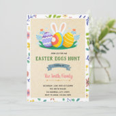 Niedliche OsterParty Einladung (Stehend Vorderseite)