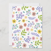 Niedliche OsterParty Einladung (Rückseite)