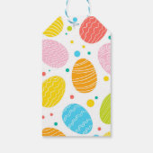 Niedliche OSTERpastel Ostereier Geschenkanhänger (Rückseite)