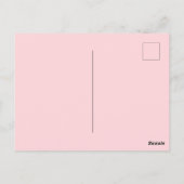 Niedliche Osterpostkarte Postkarte (Rückseite)