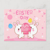 Niedliche Osterpostkarte Postkarte (Vorderseite)