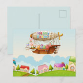 Niedliche Osterpostkarte Postkarte (Vorne/Hinten)