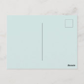 Niedliche Osterpostkarte Postkarte (Rückseite)