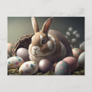 Niedliche Osterpostkarte Postkarte