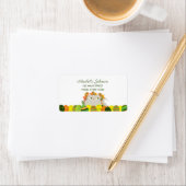 Niedliche Osterrückgabe Adressaufkleber (Insitu)