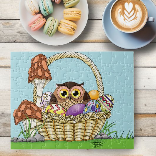 Niedliche Osterschale Puzzle