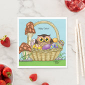 Niedliche Osterschale Serviette (Beispiel)