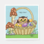 Niedliche Osterschale Serviette (Vorderseite)