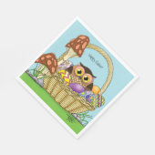 Niedliche Osterschale Serviette (Ecke)