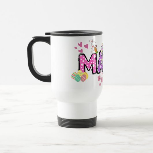 Niedliche Ostersonnenmama Tasse personalisiert (Links)