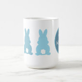 niedliche Ostersonnige Monogramm-Tasse Kaffeetasse (Mittel)