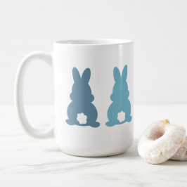 niedliche Ostersonnige Monogramm-Tasse Kaffeetasse