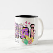 Niedliche Ostersonnige Tasse personalisiert (VorderseiteRechts)