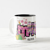 Niedliche Ostersonnige Tasse personalisiert (Vorderseite Links)