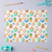 Niedliche Osterstäbchen, Bunnies und Eier - Entfär Seidenpapier (Basteln)