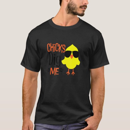 Niedliche Osterstäbchen T-Shirt (Vorderseite)