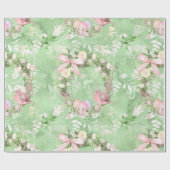 Niedliche Ostervögel Geschenkpapier (Flach)