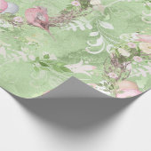 Niedliche Ostervögel Geschenkpapier (Ecke)