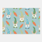 Niedliche Osterzwerge mit sonnigen Ohren und Eiern Geschenkpapier Set (Vorderseite 2)