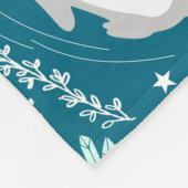 Niedliche Otter-Decken Fleecedecke (Ecke)