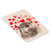 Niedliche Otter Hearts senden Liebe Tier Magnet (Rechte Seite)