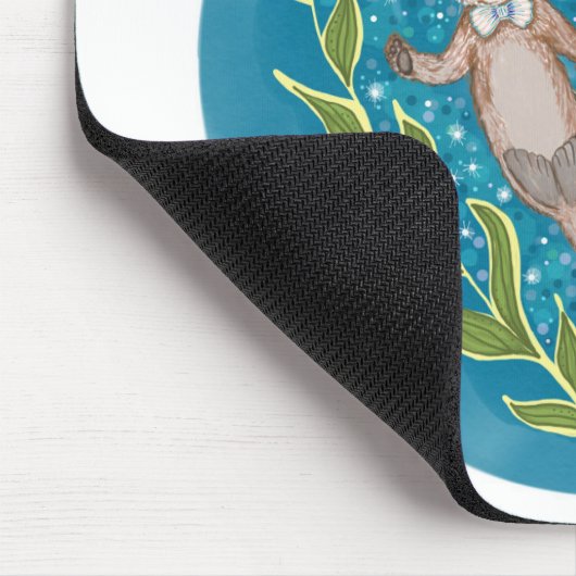 Niedliche Otter Mousepad (Ecke)