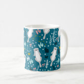 Niedliche Otters Kaffeemaschine Tasse (VorderseiteRechts)