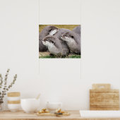 NIEDLICHE OTTERS POSTER (Küche)