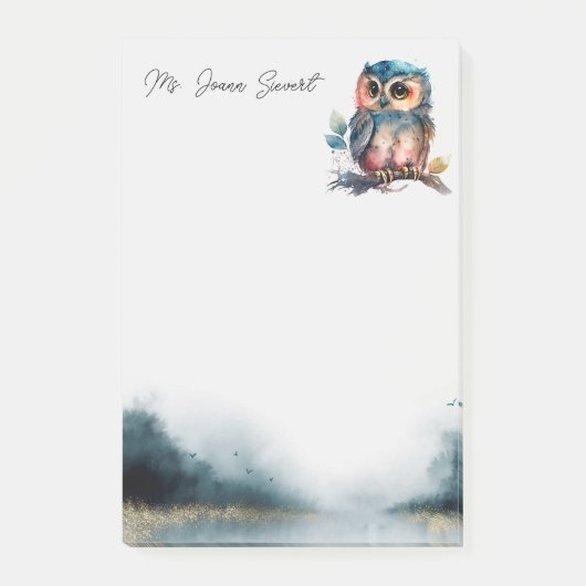 Niedliche Ouchshaun Post-it Klebezettel (Vorderseite)